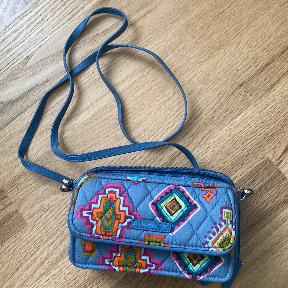 Vera Bradley wallet on a strap! Never used